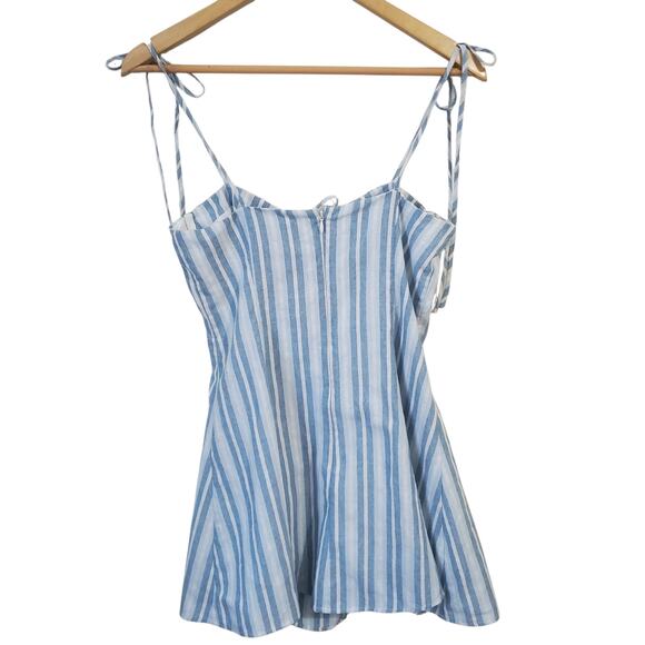 Majorelle Tahoe Blue Chambray Mini Dress Size S - Picture 7 of 14